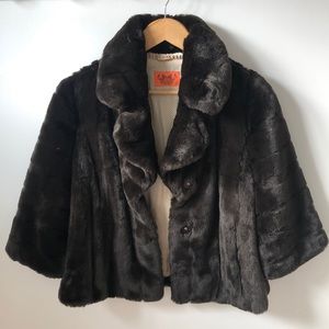 Juicy Couture Faux Fur Coat